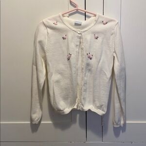 Girls Embroidered Cardigan